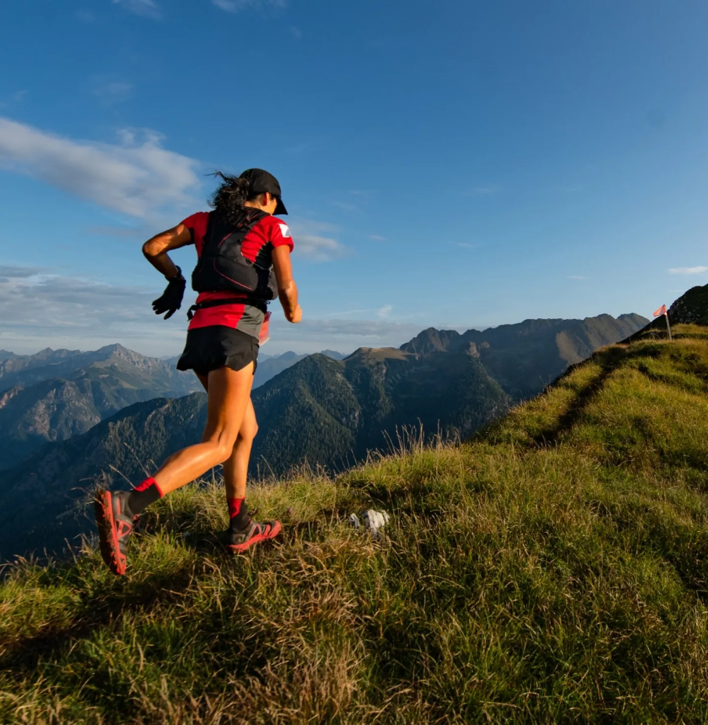 image plan large trail en montagne