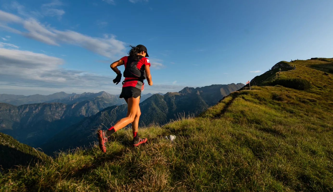 image plan large trail en montagne
