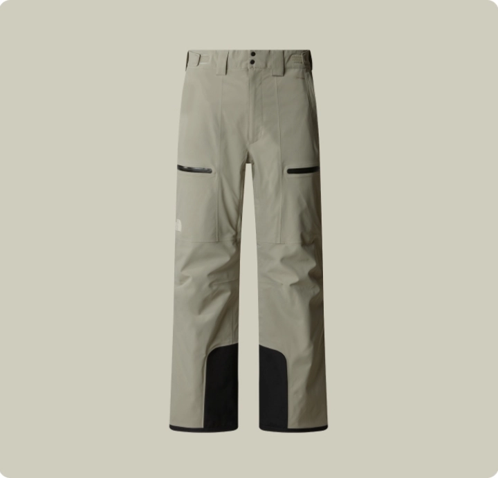 pantalon de randonnée beige de la marque the north face